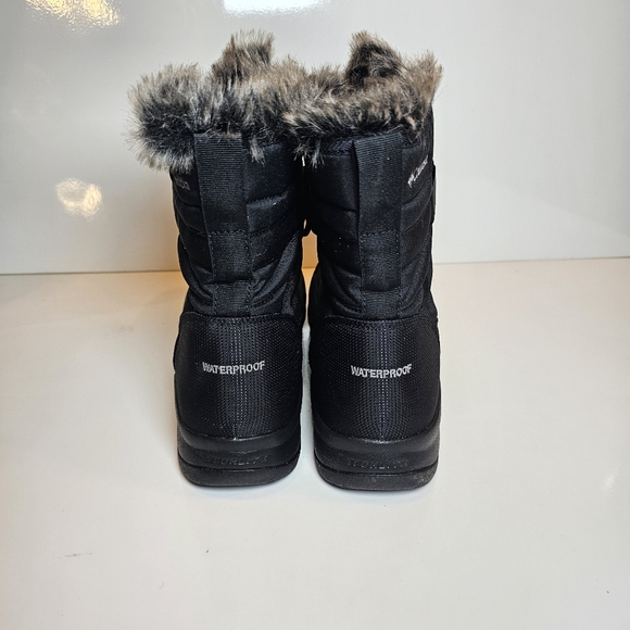 Columbia Women's Black Quilted Winter Boots Size 10.5 - Picture 4 of 11